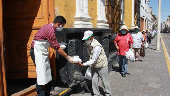 Reiniciarán entrega de alimentos a adultos mayores de Arequipa