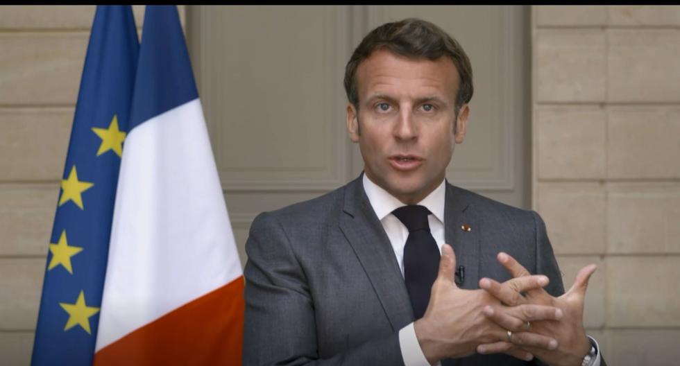 “La lucha contra la epidemia no ha terminado, pero estoy satisfecho con esta primera victoria contra el virus”, dijo Emmanuel Macron en un discurso televisado. (AFP).