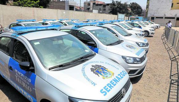 Pese al avance del crimen organizado, solo 27 de los 59 autos que adquirió el municipio el 2022 salen a recorrer las calles. No hay choferes y a algunas unidades les falta Soat.