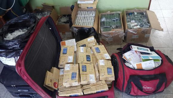 PNP incauta contrabando de celulares cerca a la frontera con Chile