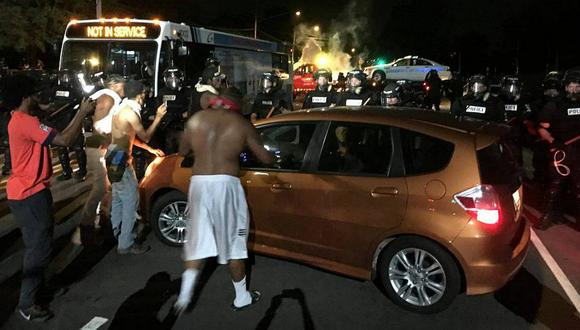 EE.UU: Disturbios en Charlotte tras muerte de un negro a manos de la Policía