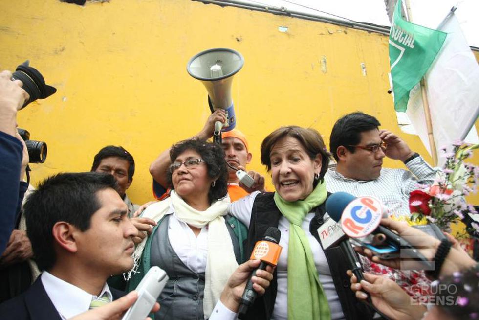 Fotos: cuando Villarán fue a pedir votos a La Parada
