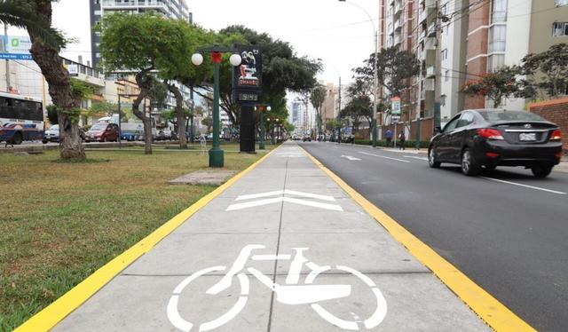 Gran parte de la ciclovía ya está señalizada. (Foto: Difusión)