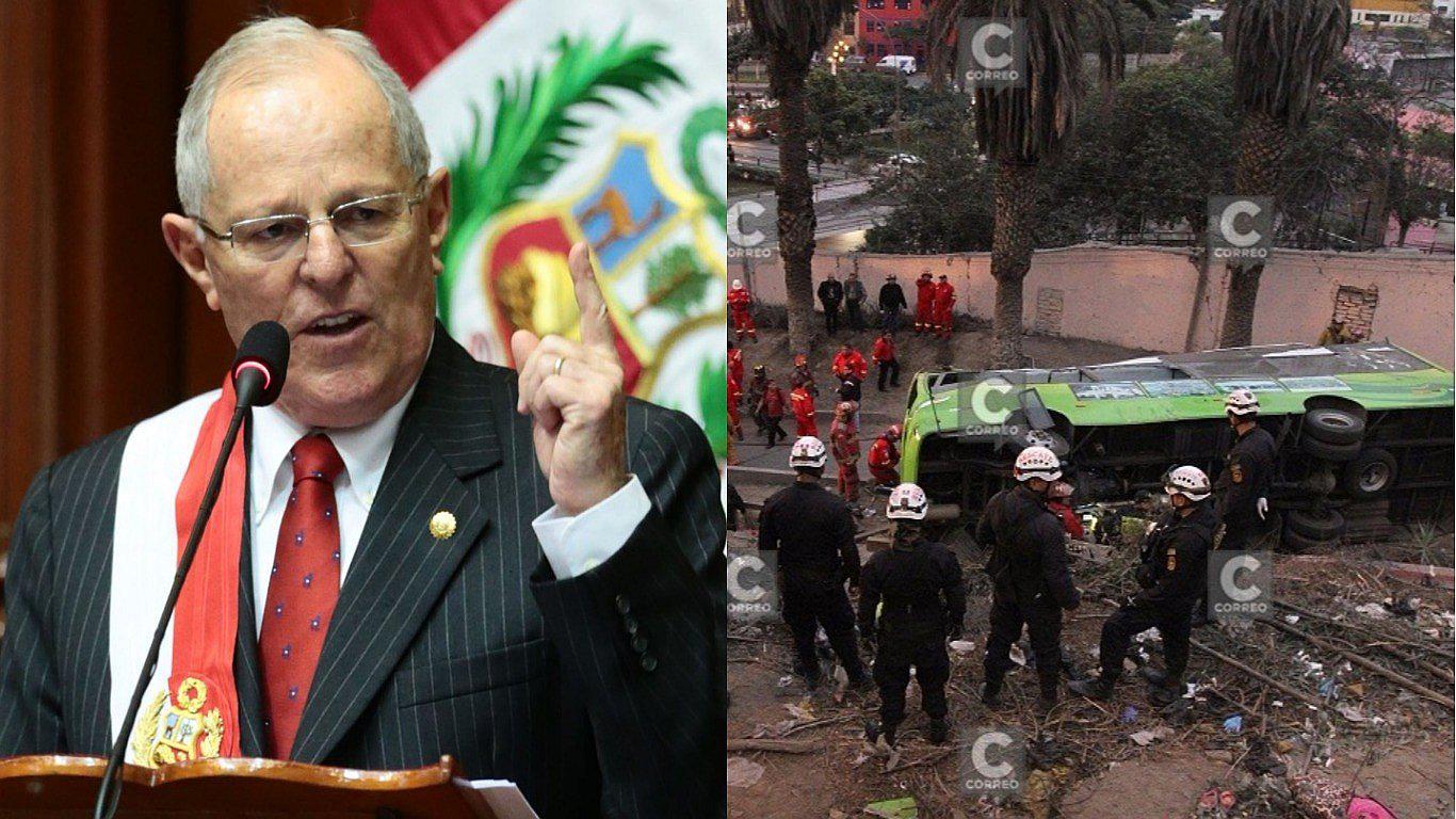 PPK sobre accidente en Cerro San Cristóbal: "Exijo identificar a responsables"