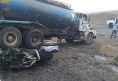 Cañete: Motociclista muere tras impactar contra camión cisterna en Asia (FOTOS Y VIDEO) 