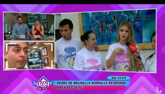 Brunella Horna pelea con ‘Peluchín’ en evento benéfico por niña de 4 meses enferma