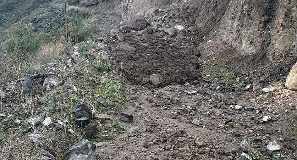 Lluvias afectaron 120 km de carreteras en toda la región