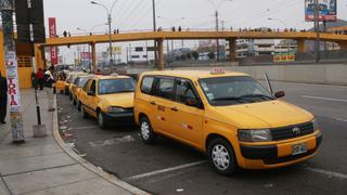 Taxis independientes que circulen en Lima y Callao tendrán que ser de color amarillo