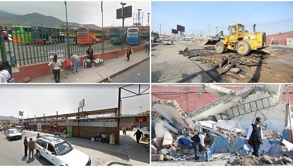 Mira el antes y después del terminal Fiori tras desalojo y demolición (FOTOS)