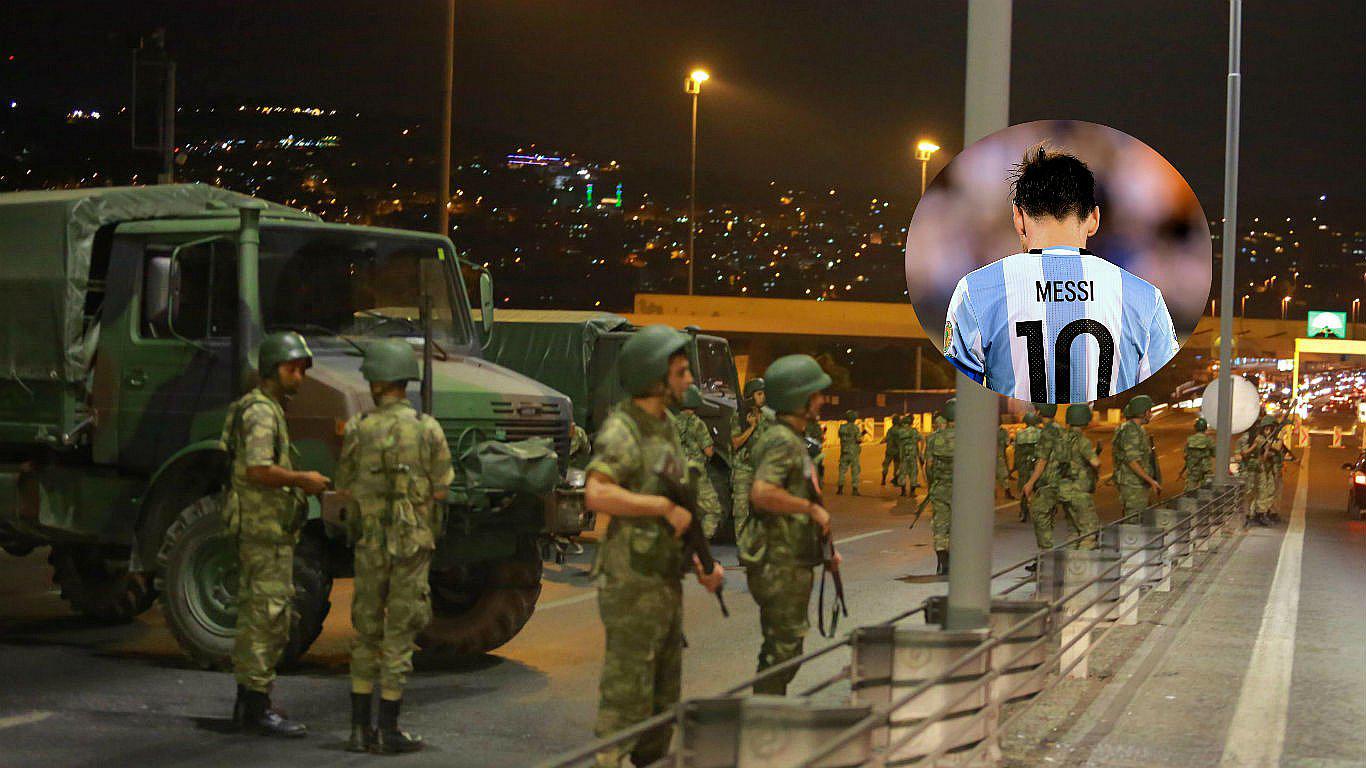 Lionel Messi se salvó de estar en intento de golpe de Estado en Turquía
