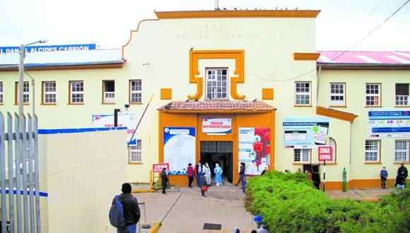 Esperan en Hospital Carrión de Huancayo