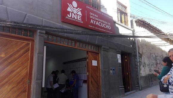 699 candidatos fueron admitidos en los cuatro Jurados Electorales Especiales de Ayacucho