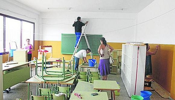 Vacaciones: colegios obligados a desinfectar aulas para evitar la AH1N1