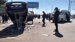 Cuatro heridos tras volcadura de camioneta en Juliaca