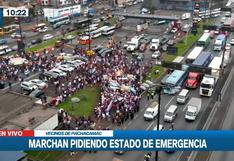 Pachacámac: Ciudadanos marchan para pedir declarar estado de emergencia en el distrito  