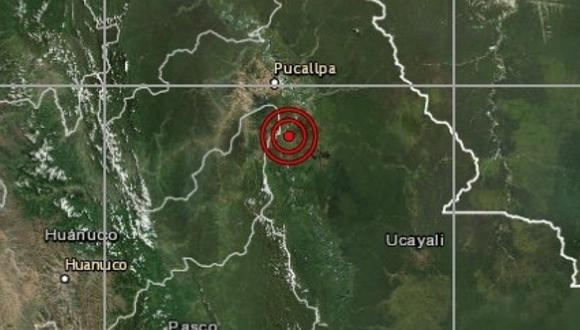 Sismo de magnitud 4.6 se registró en Pucallpa (FOTO)