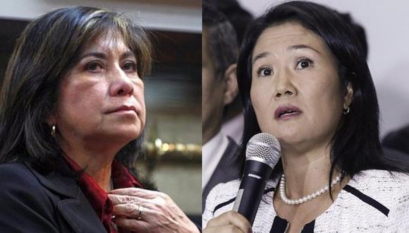 Martha Chávez arremete contra juez y fiscal por prisión preventiva contra Keiko Fujimori 