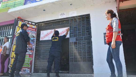 Nuevo Chimbote: Municipalidad clausura tres cabinas de internet 