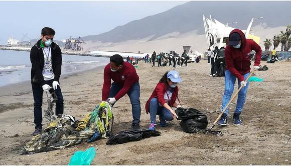 Realizan jornada de limpieza en la Bahía de Chimbote 