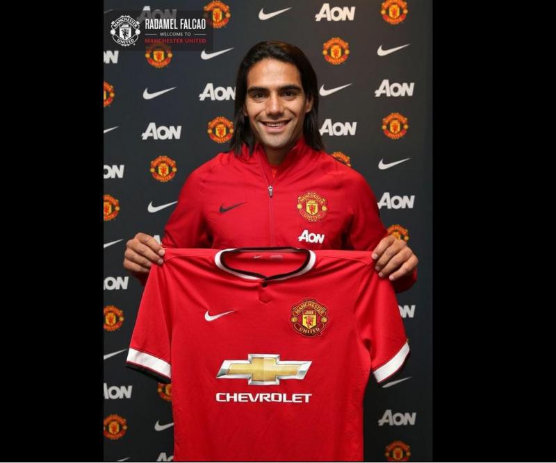 Manchester United hace oficial incorporación de Radamel Falcao