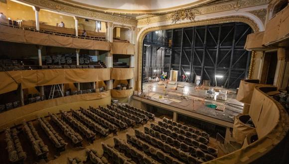 Remodelación del Teatro Segura presenta un 95% de avance y sería inaugurado a fines de setiembre. (Foto: Municipalidad de Lima)
