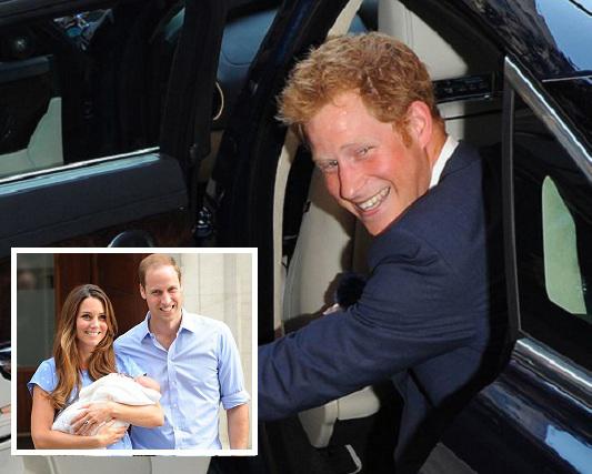 Príncipe Harry:  "Me aseguraré que mi sobrino tenga diversión"