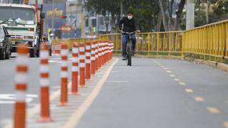 La Victoria: implementan ciclovía temporal en la avenida Canadá (FOTOS)