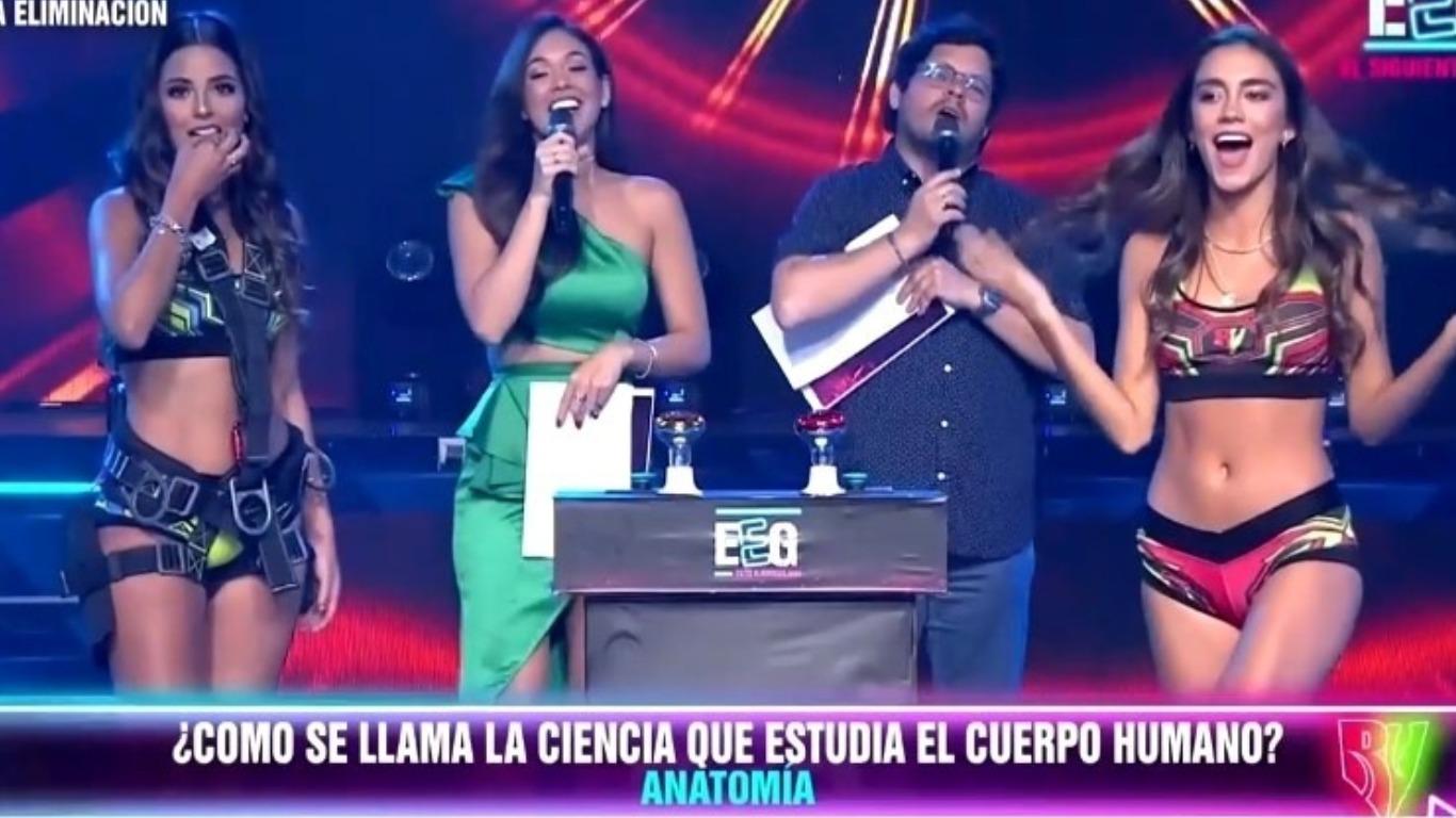 Luciana Fuster se mostró avergonzada por la respuesta errónea que dio. Foto: América TV