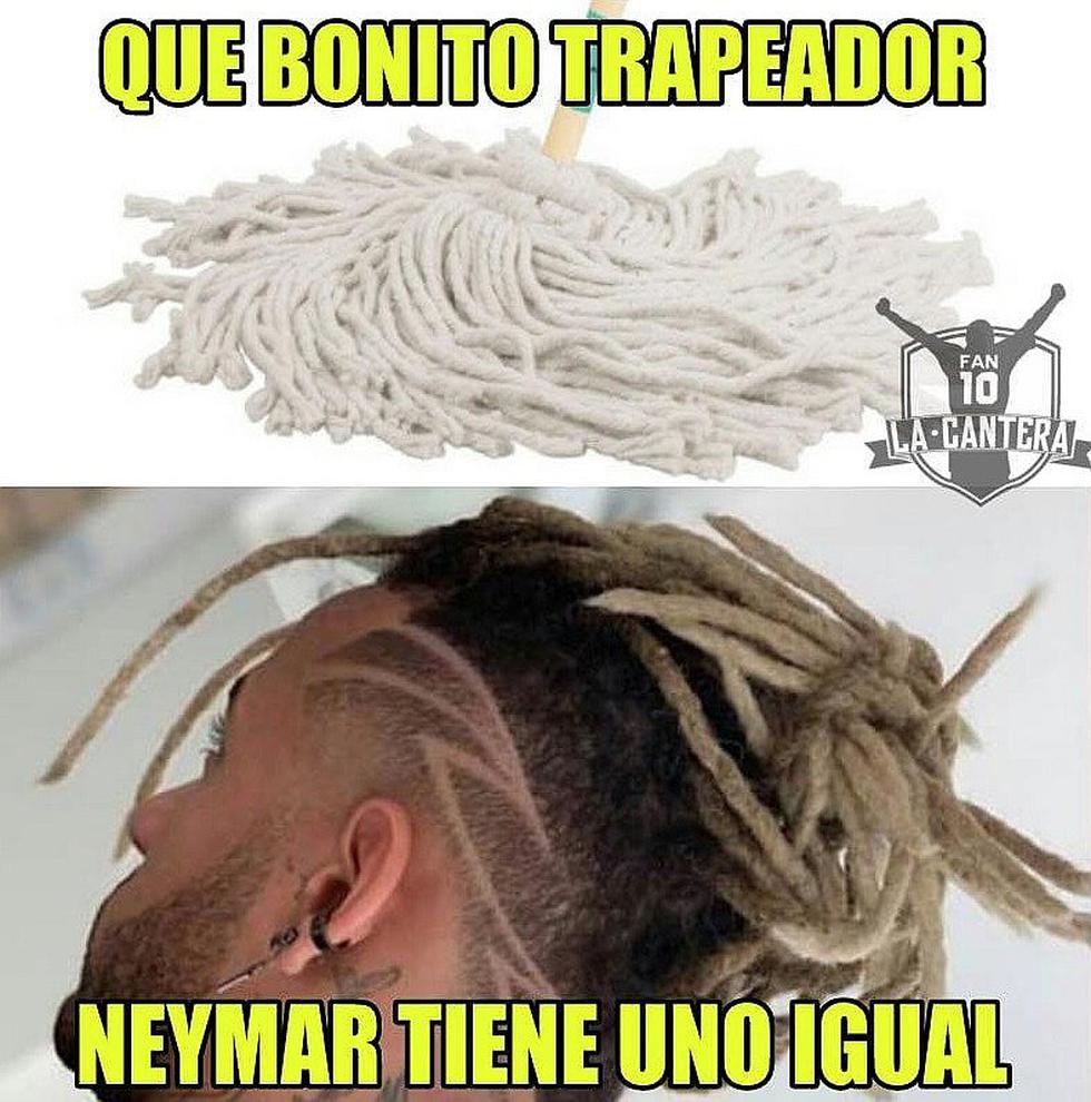 Neymar se hizo radical cambio de look y genera divertidos memes en Twitter (FOTOS)
