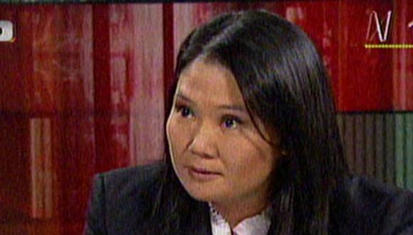 Keiko Fujimori descarta negociación con Gana Perú por indulto de su padre