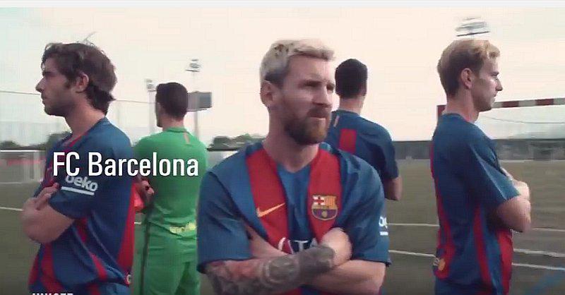 ​Barcelona, con Messi, enfrentó a selección de invidentes ¡Mira lo que pasó! (VÍDEO)