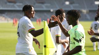 Ghana arregló el tema de las camisetas: recibió indumentaria, jugó amistoso y espera al Mundial