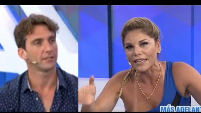 Antonio Pavón y Sandra Arana se pelearon así en vivo (VIDEO)