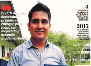 Educador, Eleazar Mamani: ​"Sí se puede mejorar el PCR de Puno"