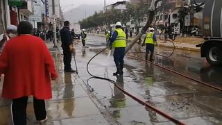 Sedapal anuncia corte de servicio de agua en San Juan de Lurigancho tras aniego en la tarde del sábado 