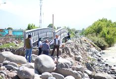 Construcción del puente Tingo paralizada hace 10 meses