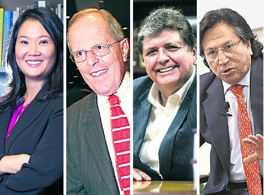 Keiko Fujimori, con 34.2%, sigue liderando la carrera al 2016