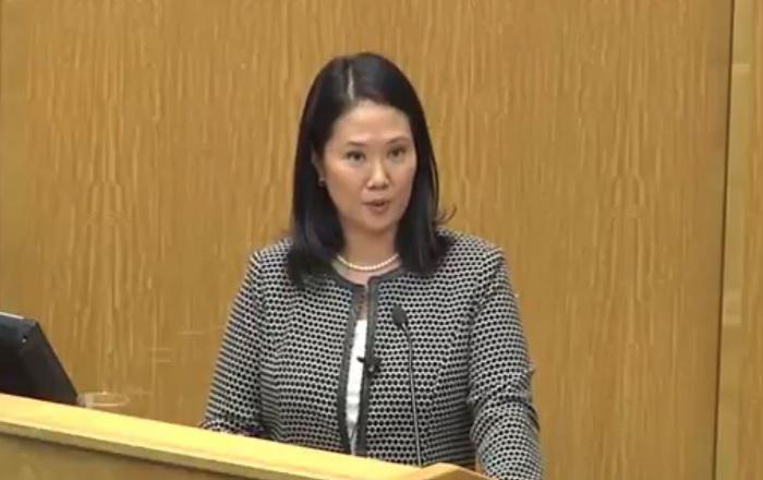 ​Keiko Fujimori admite que Factor K es de su partido Fuerza Popular (VIDEO)