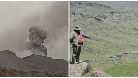 Volcán Sabancaya: Temen la caída de lluvia ácida en el valle del Colca