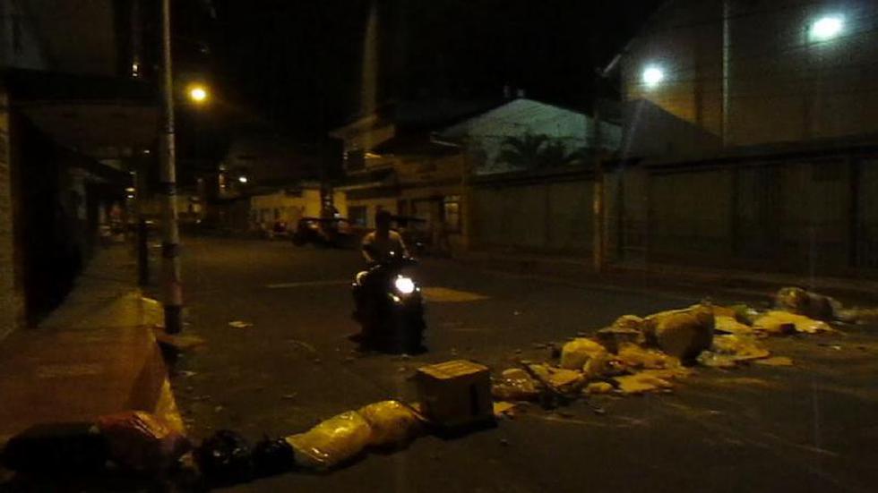 Delincuentes aprovechan paro para generar caos, en Iquitos