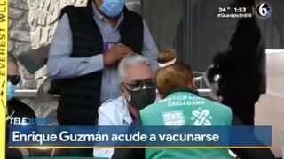 Enrique Guzmán recibió la segunda dosis de la vacuna en medio del escándalo por Frida Sofía