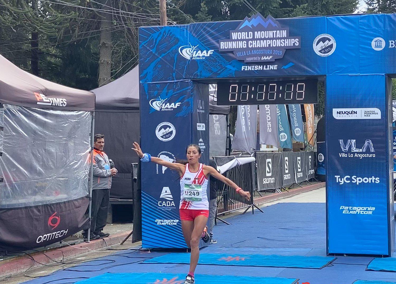 Atleta huanuqueña Thalia Valdivia saca cara por el Perú en Campeonato Mundial de Montaña en Argentina