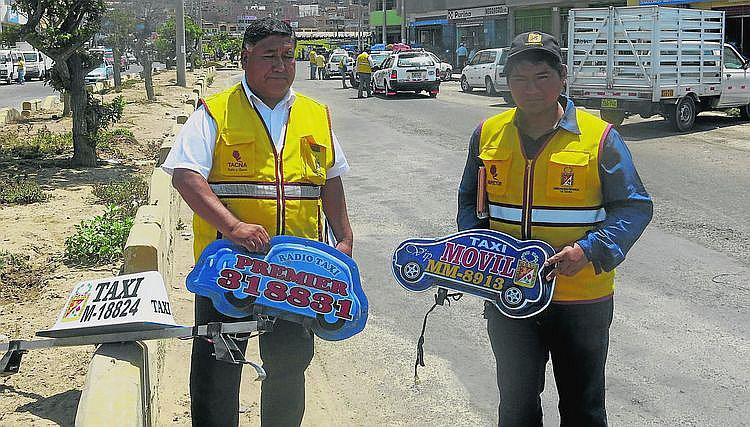 Alerta por circulación de mil radiotaxis “piratas” en Tacna