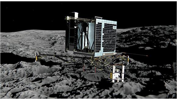 Sonda Rosetta localiza al robot Philae posado en un cometa (FOTO)
