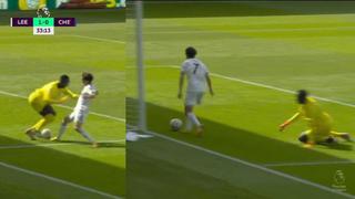 Insólita decisión del portero de Chelsea terminó con el gol de Leeds en la Premier League (VIDEO)