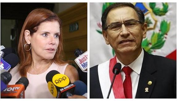 Mercedes Aráoz reconoce que caída del presidente Vizcarra en encuestas responde a poca presencia del Gabinete