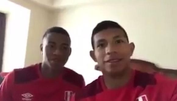 Edison Flores y Andy Polo lanzaron blooper viral previo al partido con Colombia (VIDEO)