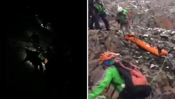 ​Áncash: rescatan los cuerpos de los tres turistas españoles y guía peruano muertos en el nevado Mateo (VIDEO)
