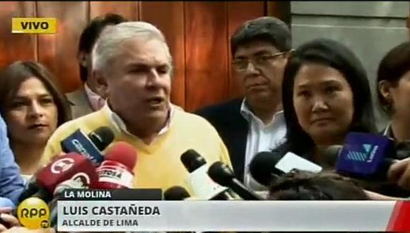 Keiko Fujimori y Luis Castañeda tuvieron una "reunión de buenas intenciones"
