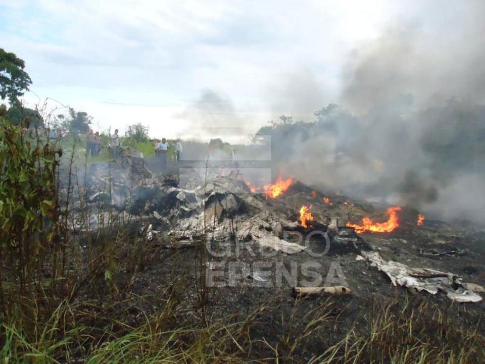 Explosión de helicóptero deja siete muertos en Pucallpa